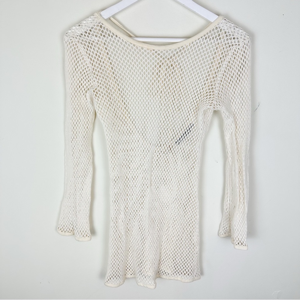Vix Paula Hermanny Swimwear Long Sleeve Knit Mini Coverup - Picture 2 of 9